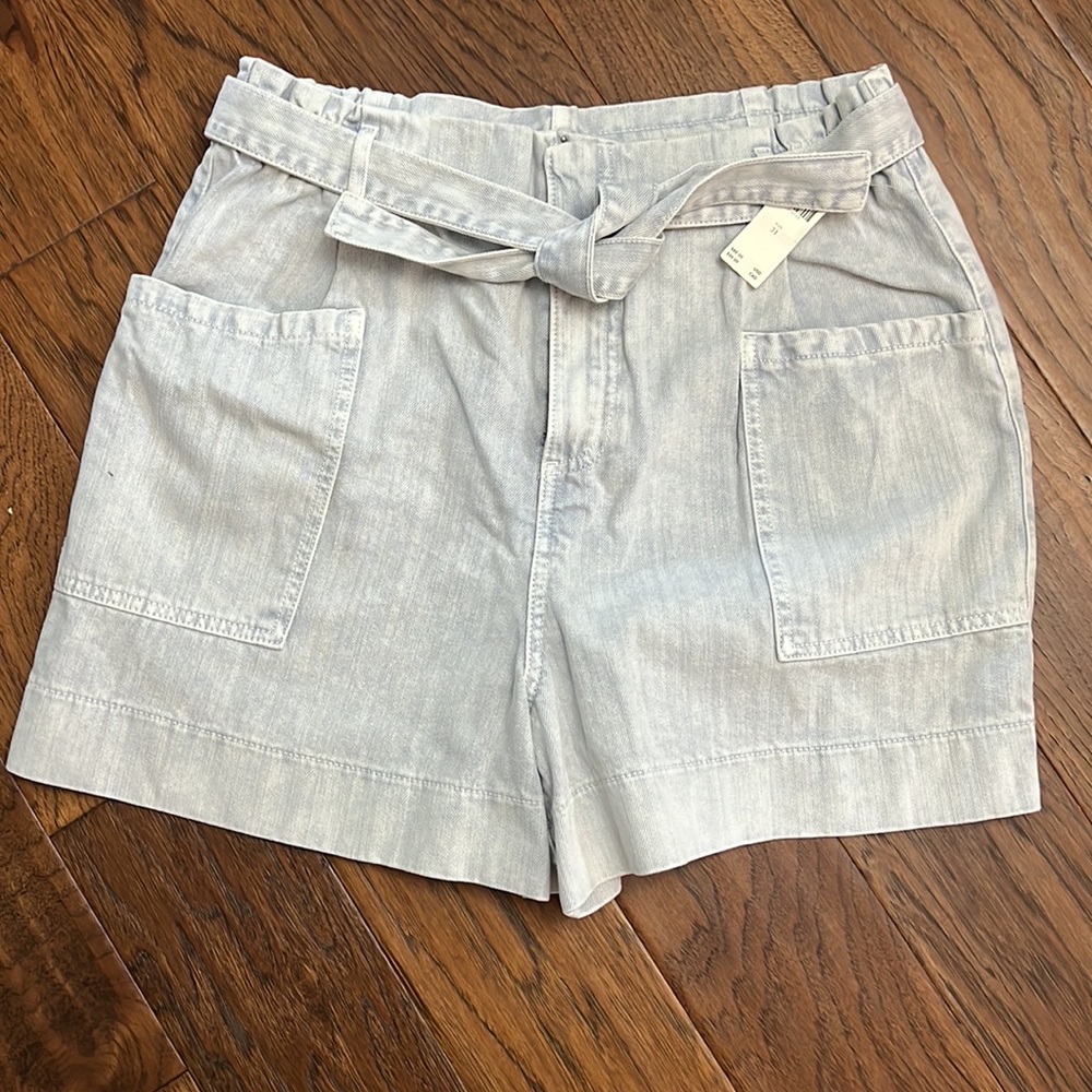 Pilcro long denim shorts